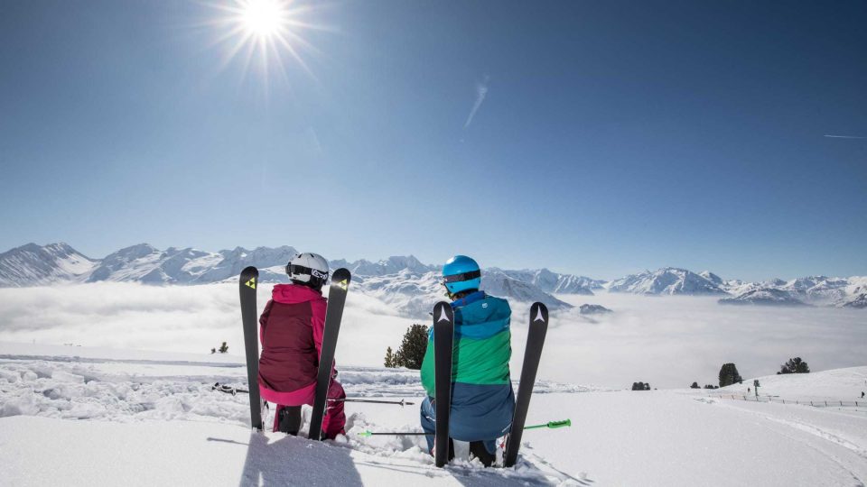 Sonnenskilauf im Zillertal